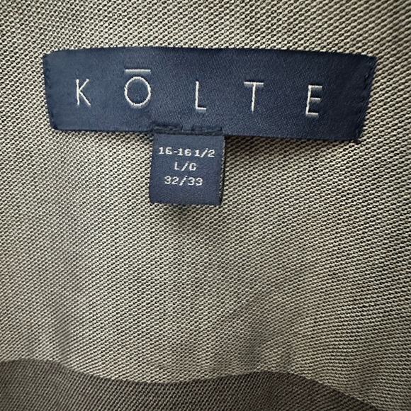 ✨Men's Kolte 100% Cotton Button Down Shirt - Size 32/33 - Denim Washed Blue✨ - Picture 7 of 9